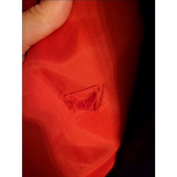 Vintage Augustus Red Wool Blazer Women's Size 10 Classic 1980s Power Jacket - Picture 11 of 14